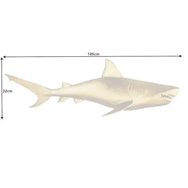 Invicta Dekoracja ścienna HAI LEWA STRONA 105cm złota / 43045