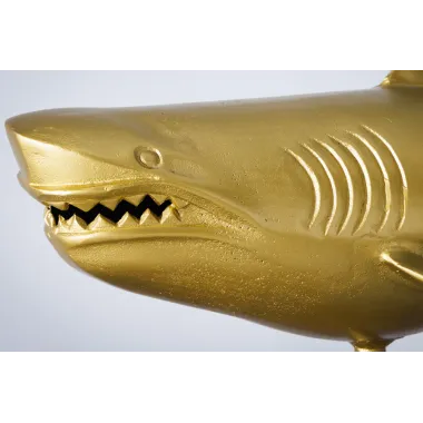 Invicta Dekoracja rzeźba HAI 100cm złota / 42986