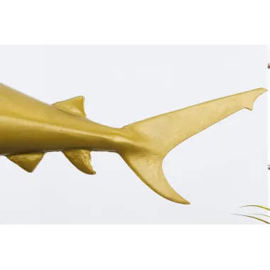 Invicta Dekoracja rzeźba HAI 100cm złota / 42986