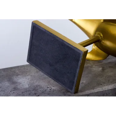 Invicta Dekoracja rzeźba HAI 100cm złota / 42986