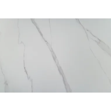 Invicta Stół UNIQUE okrągły ceramiczny biały marmurowy blat 120cm / 46383