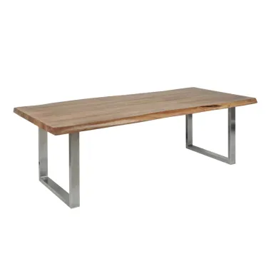 Invicta MAMMUT Stół do jadalni akacja blat 35mm brązowy 180cm / 39999