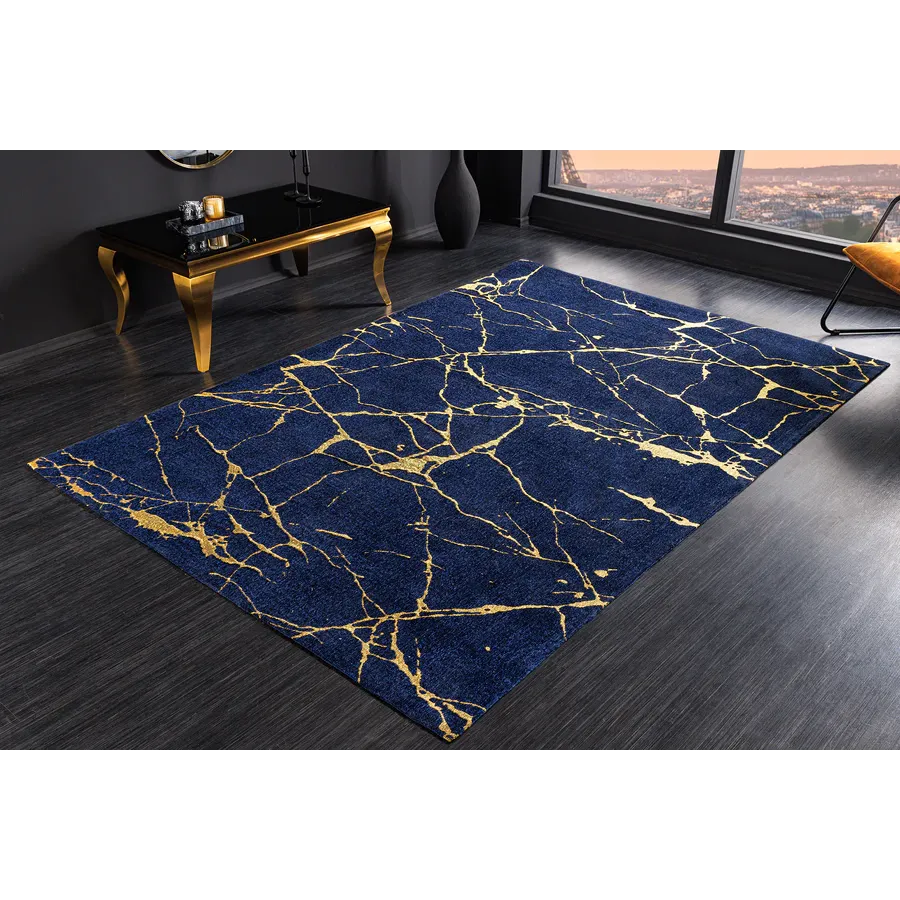 Invicta Dywan MARMUR królewsko niebieski 160x240cm / 44432