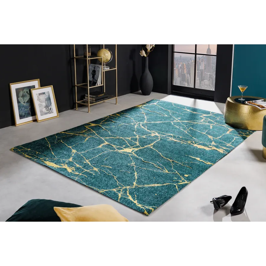 Invicta Dywan MARMUR królewsko niebieski 160x240cm / 42616