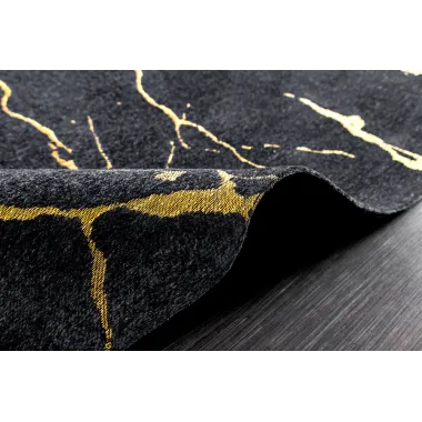 Invicta Dywan MARMUR królewsko czarno złoty 160x240cm / 43724