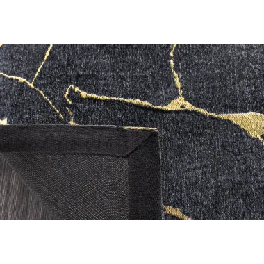 Invicta Dywan MARMUR królewsko czarno złoty 160x240cm / 43724
