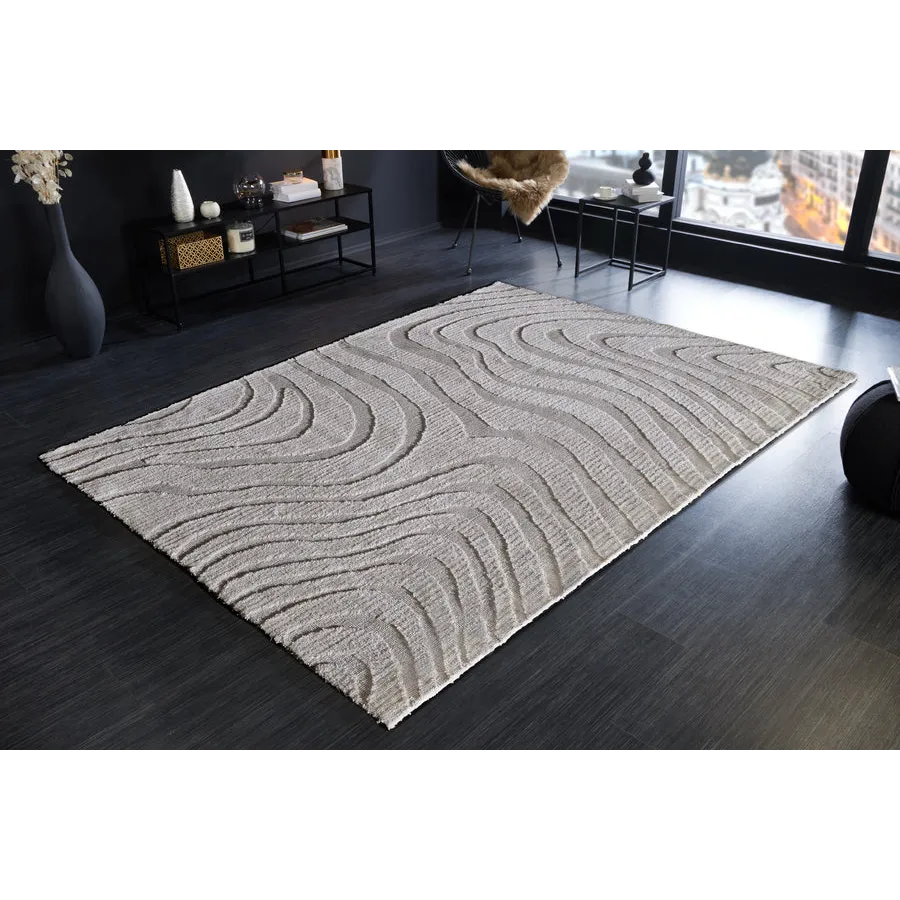 Invicta Dywan WAVE szary 170x240cm / 43130