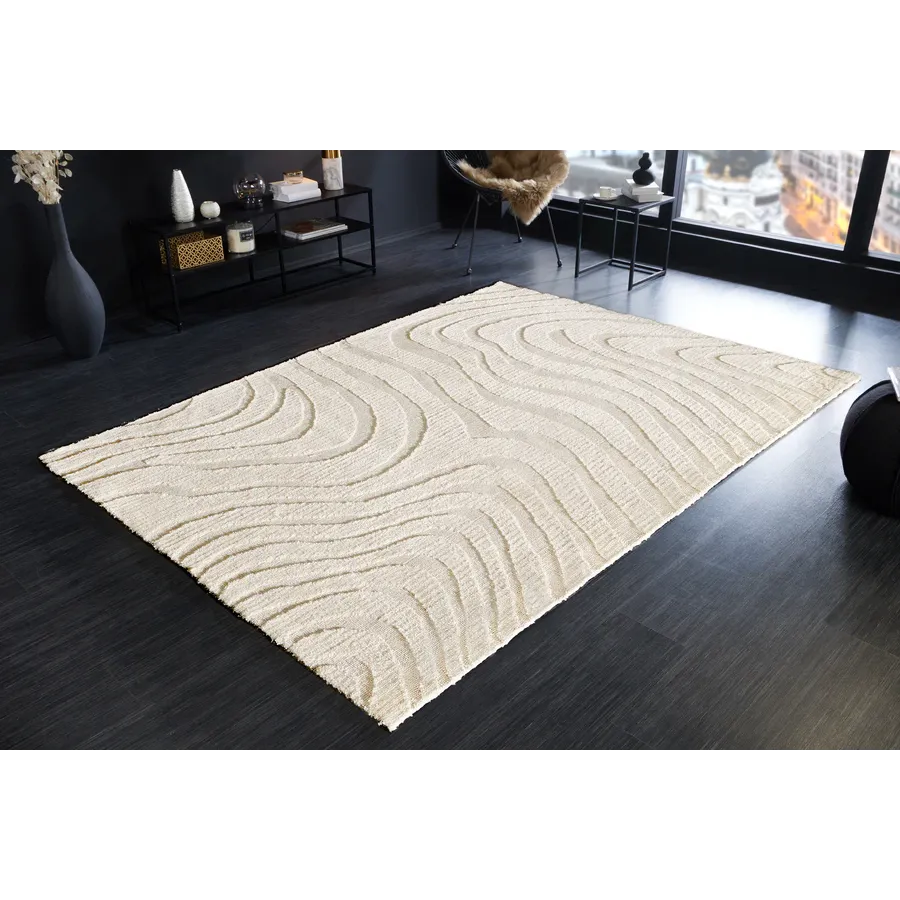 Invicta Dywan WAVE szary 170x240cm / 43129