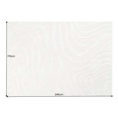 Invicta Dywan WAVE szary 170x240cm / 43129