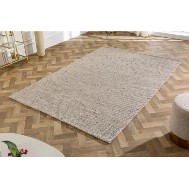 Invicta Dywan WOOL srebrno-szary 160x240cm / 41717