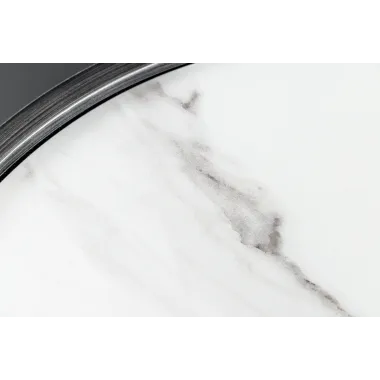 Invicta Komoda REFLECTION efekt 3D antracyt z blatem w optyce marmuru 150cm / 46501