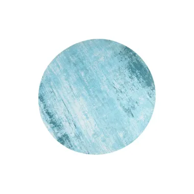 Invicta Dywan MODERN ART turkusowy 150cm x 150cm / 41263