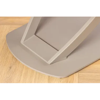 Invicta Stół rozkładany INCEPTION szampański optyka marmuru ceramiczny obrotowy 130-190cm / 46426