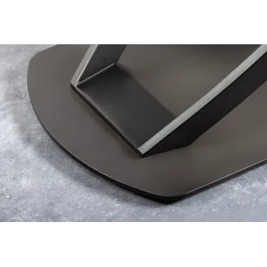 Invicta Stół rozkładany INCEPTION brązowy optyka marmuru ceramiczny obrotowy 130-190cm / 46425