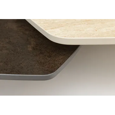 Invicta Stolik kawowy MOVEMENT 80-130cm, obrotowy blat ceramiczny / 46421