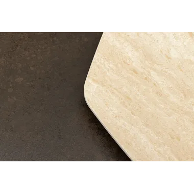 Invicta Stolik kawowy MOVEMENT 80-130cm, obrotowy blat ceramiczny / 46421