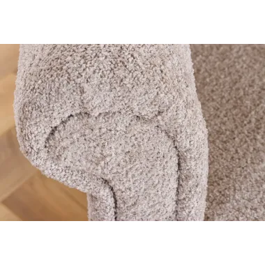 Invicta Sofa rozkładana MAISON BELLE AFFAIRE beżowe bouclé 220cm / 44236