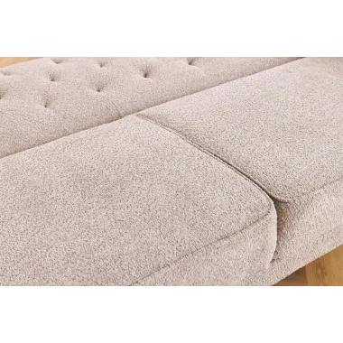 Invicta Sofa rozkładana MAISON BELLE AFFAIRE beżowe bouclé 220cm / 44236