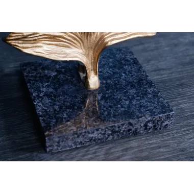 Invicta Lampa podłogowa GINKGO złoty 95cm / 41696