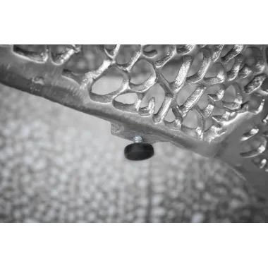 Invicta Stolik kawowy LEAF srebrny Ø 80 x 41cm / 38941