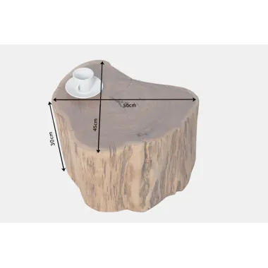 Invicta Stolik kawowy Goa PURE Pień Akacji 50cm / 35899