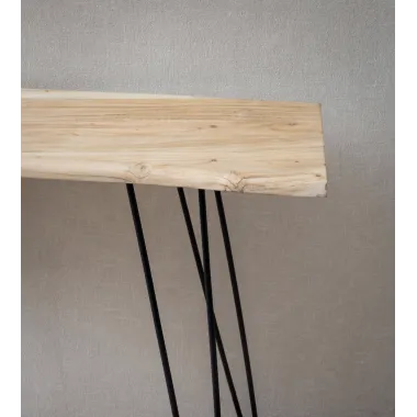 WOHNLING Konsola BAGLI drewno akacji 150 x 75 x 36cm/ WL7.318