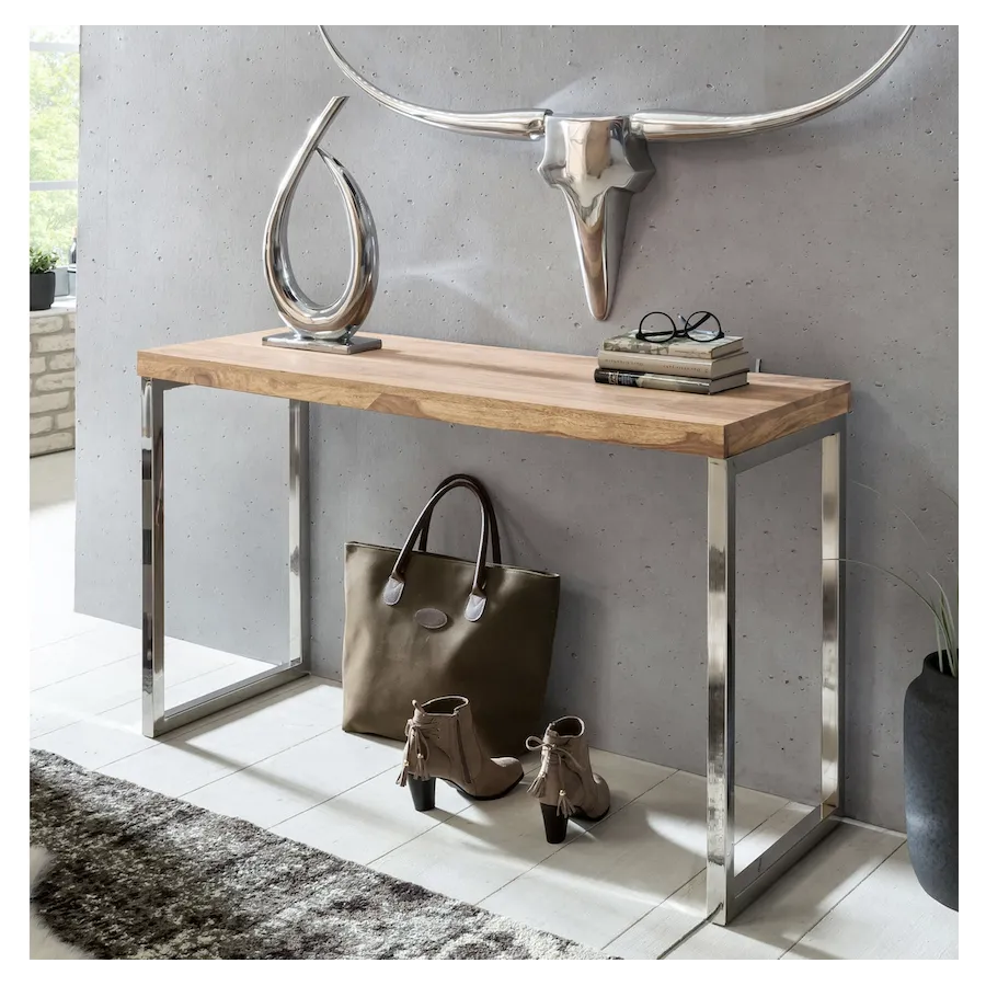 Wohnling Konsola GUNA Iron craft drewno akacji 120 x 77 x 45cm / WL1.457