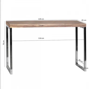 Wohnling Konsola GUNA Iron craft drewno akacji 120 x 77 x 45cm / WL1.457