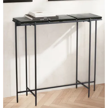 Wohnling Konsola szklana MODERN 90 x 85 x 29cm / WL7.138