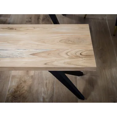 Wohnling LOFT Ławka do siedzenia akacja 175 x 45 x 45m / WL7.229