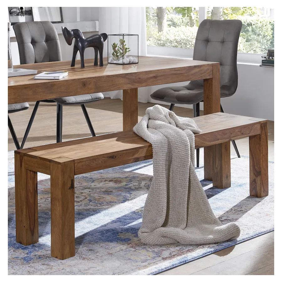 Wohnling Ławka do siedzenia LAGOS MUMBAI sheesham 140 x 45 x 35cm / WL1.436