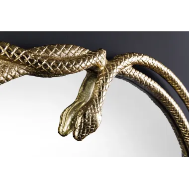 Invicta Lustro ścienne SNAKE L Złote 50cm / 45786
