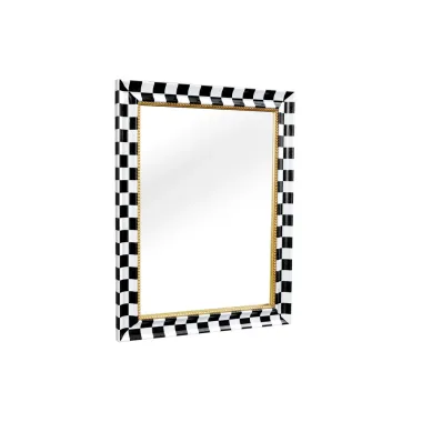 Invicta Lustro ścienne CHESS czarno-białe 80cm / 43630-B