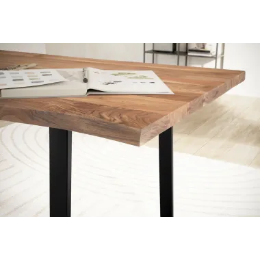 Wohnling Biurko drewniane MAMMUT akacja 180 x 76 x 90cm / WL7.264