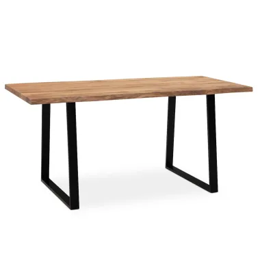 Wohnling Biurko drewniane MAMMUT akacja 200 x 76 x 100cm / WL7.265