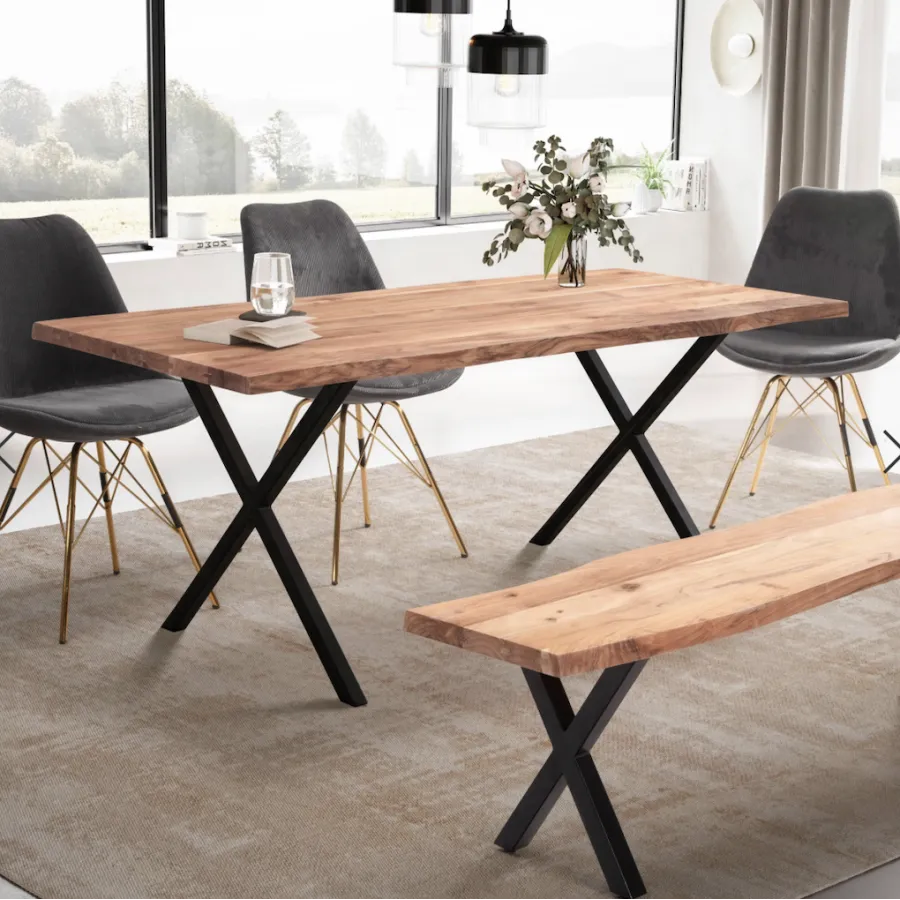 Wohnling Stół do jadalni WILD akacja 180 x 76 x 90cm / WL7.254