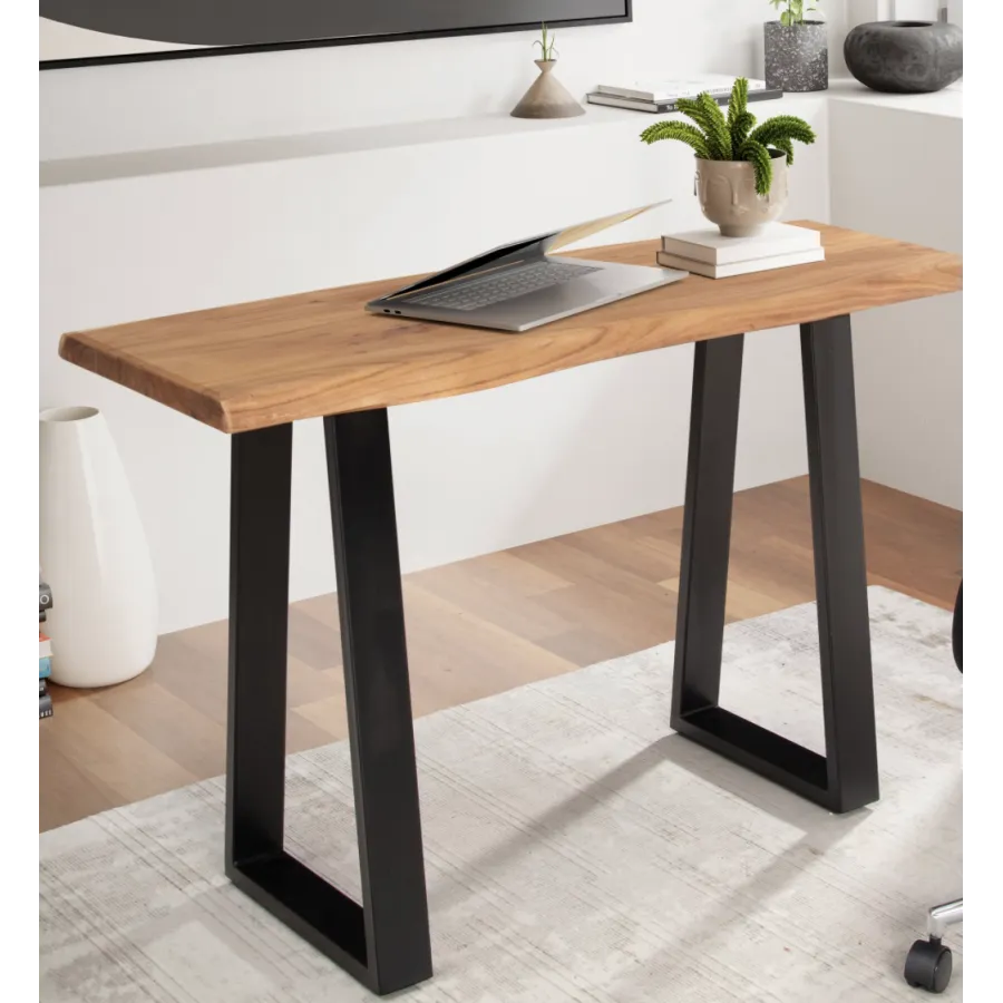 Wohnling Biurko drewniane MAMMUT akacja 118 x 76.5 x 41cm / WL7.240