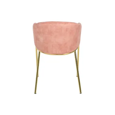 Invicta Krzesło tapicerowane NOBLESSE altrosa aksamit 60 x 77 x 52cm / 47583
