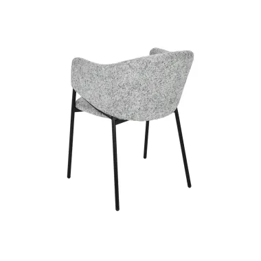 Invicta Krzesło tapicerowane NOBLESSE tkanina szara 60 x 77 x 52cm / 47577