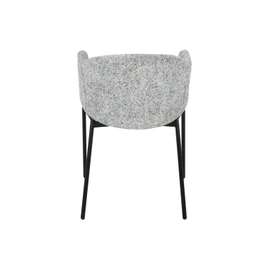 Invicta Krzesło tapicerowane NOBLESSE tkanina szara 60 x 77 x 52cm / 47577