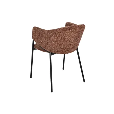 Invicta Krzesło tapicerowane NOBLESSE tkanina brązowa 60 x 77 x 52cm / 47579