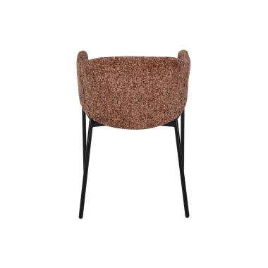 Invicta Krzesło tapicerowane NOBLESSE tkanina brązowa 60 x 77 x 52cm / 47579