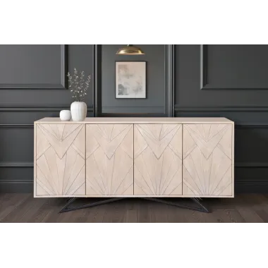 Invicta Komoda METROPOLITAN 3D drewno mango 170 x 80 x 38cm / 45881