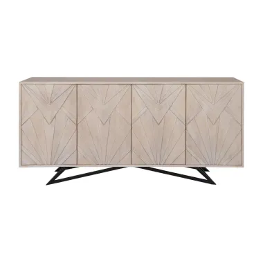 Invicta Komoda METROPOLITAN 3D drewno mango 170 x 80 x 38cm / 45881