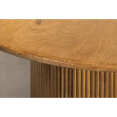 Invicta Stół do jadalni TRES CHIC naturalne mango Ø 120 x 76cm / 45994