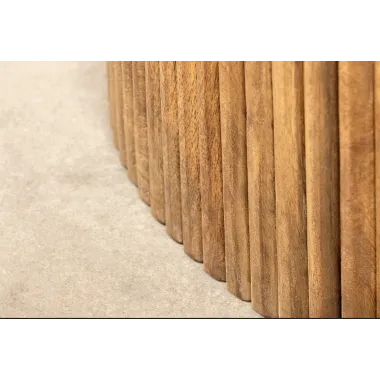 Invicta Stół do jadalni TRES CHIC naturalne mango Ø 120 x 76cm / 45994