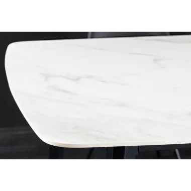 Invicta Stół ceramiczny MILANO optyka białego marmuru 160 x 76 x 85cm / 44765