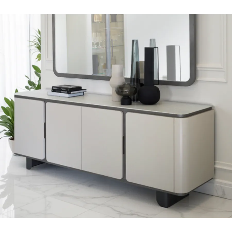 PERLA Włoska Komoda 4 drzwiowa 220 x 82 x 50cm / Adora