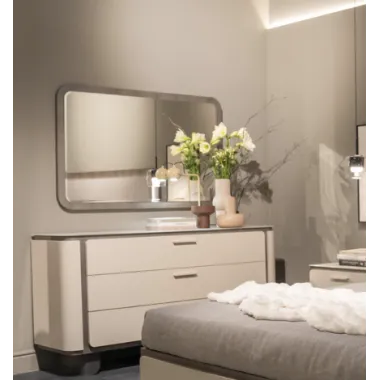 PERLA Włoska konsola z lustrem 158 x 158 x 41cm / ArredoClassic