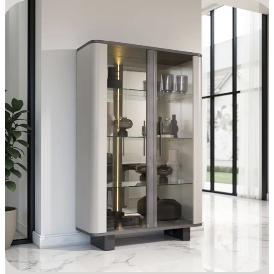 PERLA Włoska Witryna 2 drzwiowa 127 x 201 x 48cm / ArredoClassic